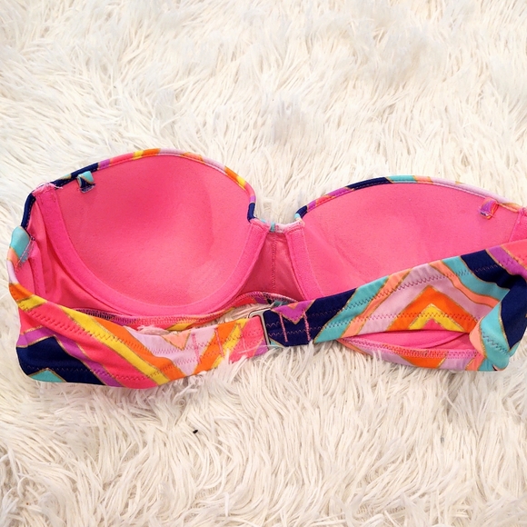 Victoria's Secret Bandeau Bikini Top Metallic Gold - Picture 2 of 2